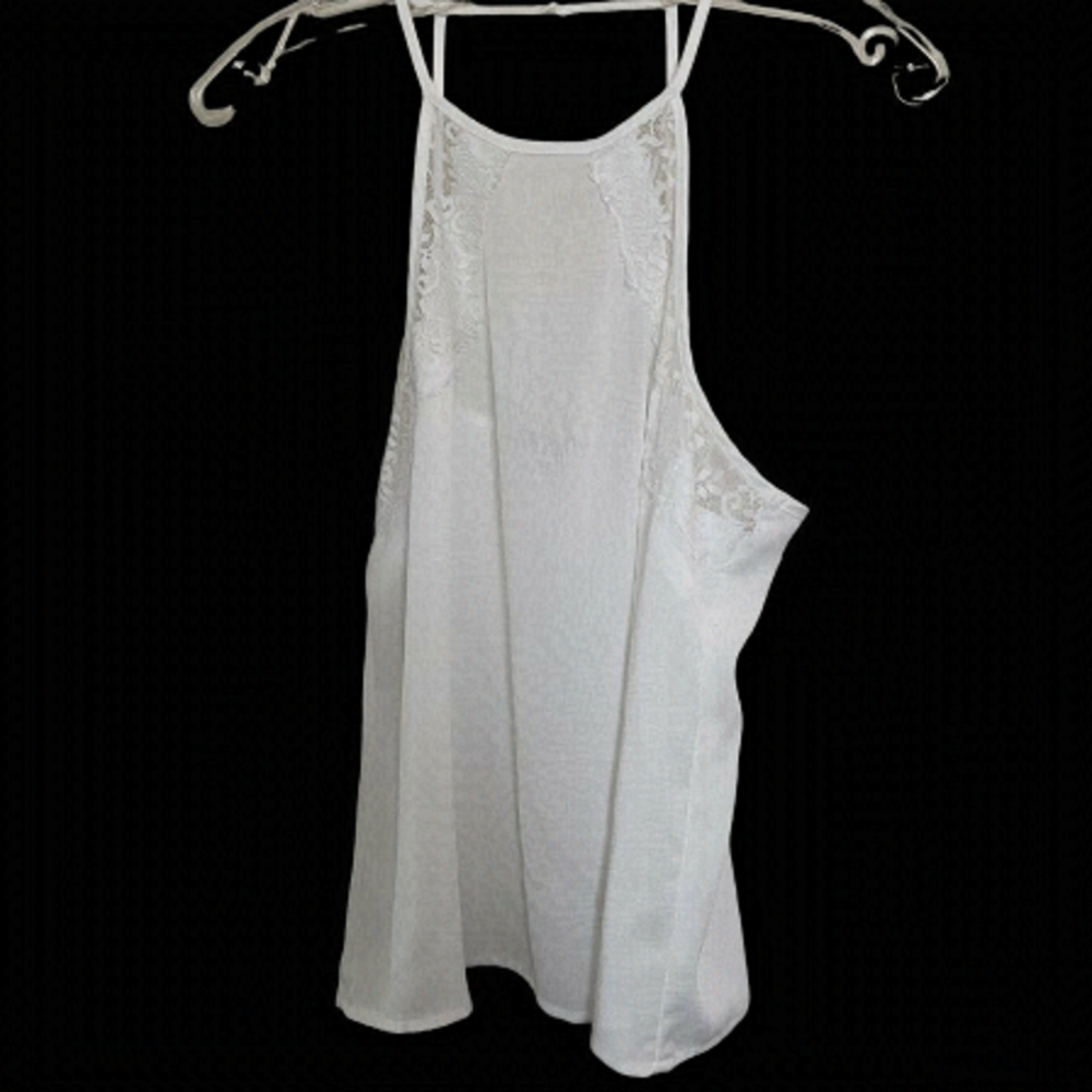 DYNAMITE white lace camisole